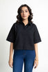 Black Schiffli Shirt